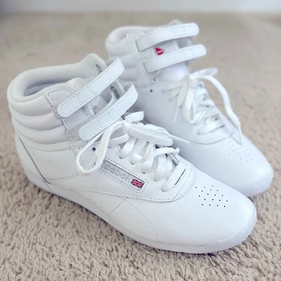 Freestyle hi reebok hot sale white